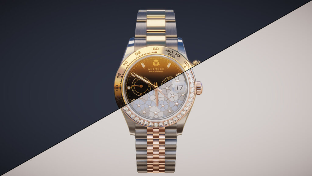 Comparison of the two watches