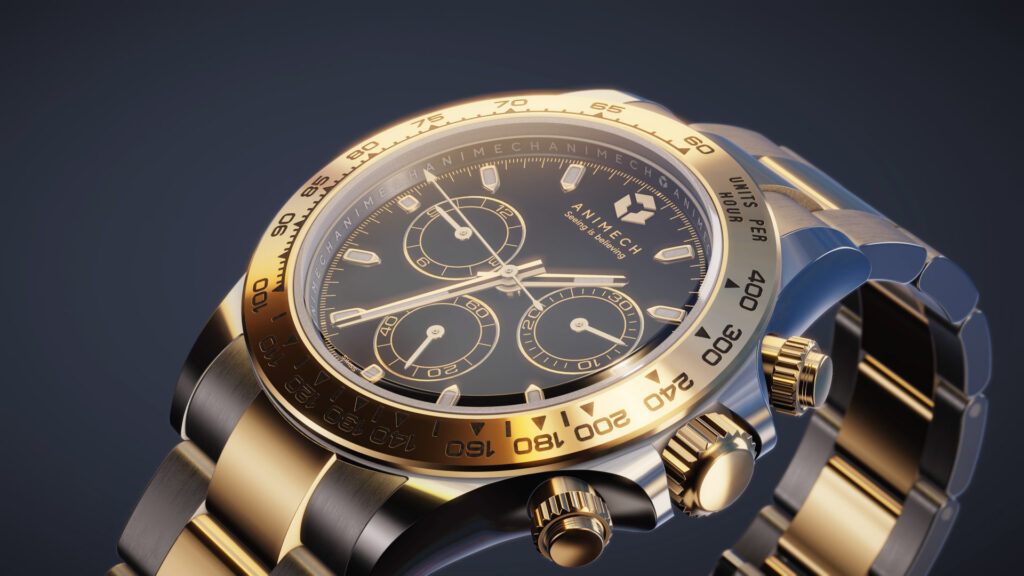 The cronograph watch body
